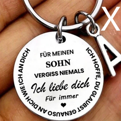 Llavero de Acero Inoxidable con 26 Letras para Hijo e Hija - Image 107