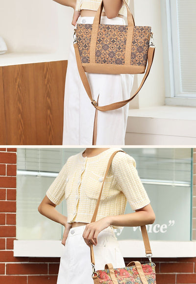 Bolsa Crossbody de Corcho Ecológica con Capacidad de Tote Portátil - Image 17