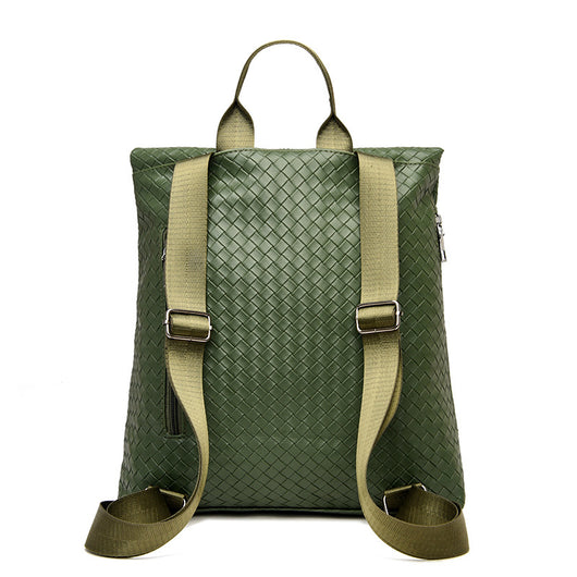 Mochila Minimalista de Cuero: Estilo Preppy Casual y Funcional - Image 9