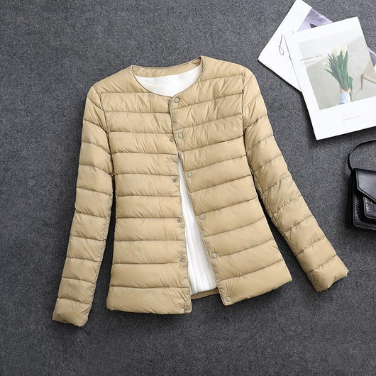 Chaqueta Térmica Ligera Cuello Redondo para Mujer - Image 12