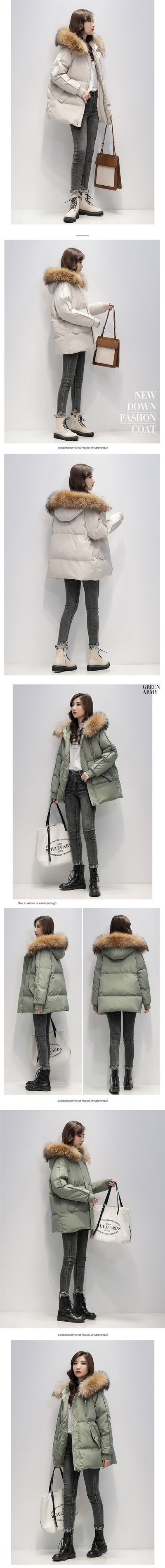 Chaqueta Acolchada Corta Talla Grande para Mujeres Petite - Image 10