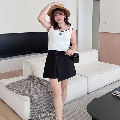 Traje Culotte Cintura Alta Línea A con Tecnología Anti-reflejo - Image 4