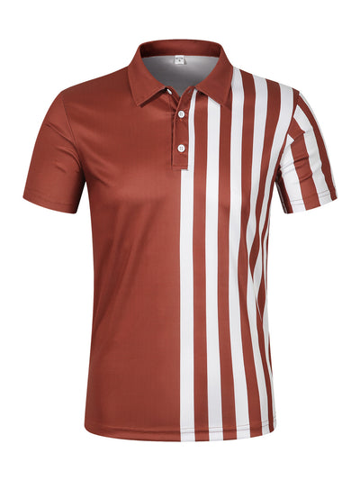 Polo Ejecutivo con Estampado a Rayas para Hombre - Image 15