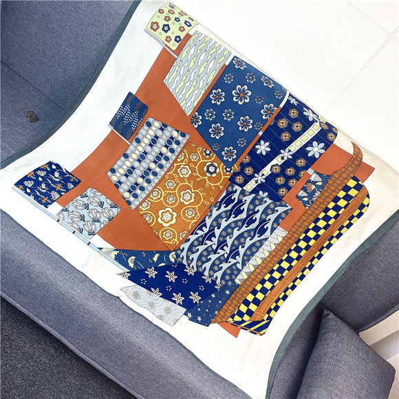 Turbante de Seda Sintética Estilo Coreano para Primavera y Otoño