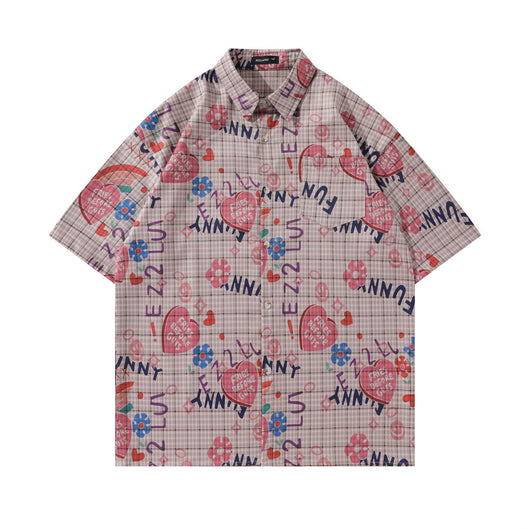 Camisa Casual de Cuadros Love Letter para Hombre - Image 11