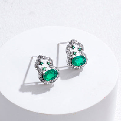 Aretes Cortos de Perlas Esmeriladas en Forma de Pera - Image 3