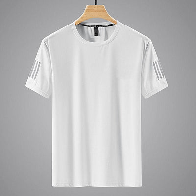Playera Deportiva Hombre Cuello Redondo Colores Sólidos - Comodidad y Estilo - Image 3