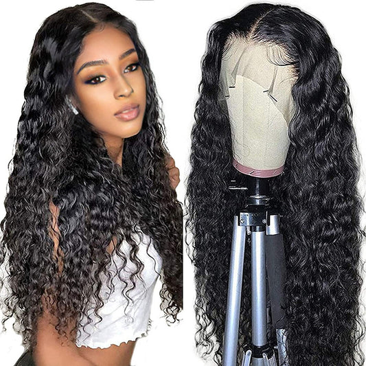 Peluca Frontal de Encaje Cabello Liso Natural para Mujer