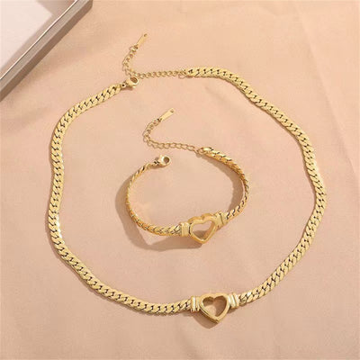 Collar Personalizable de Eslabones 'Amor' en Acero de Titanio - Image 3
