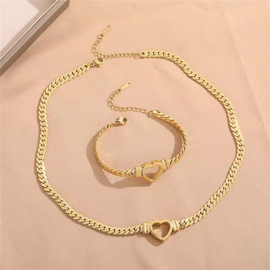 Collar Personalizable de Eslabones 'Amor' en Acero de Titanio - Image 3