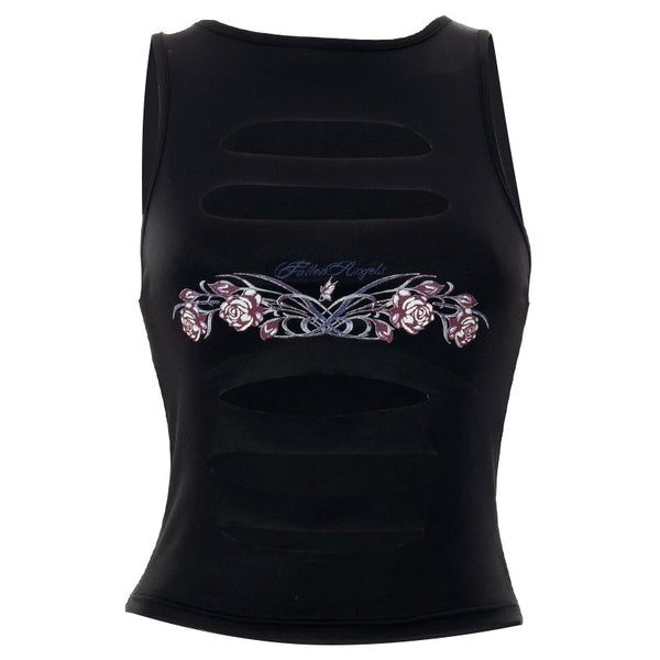 Blusa Casual de Verano Sin Mangas Cuello Redondo Colores Lisos - Image 5
