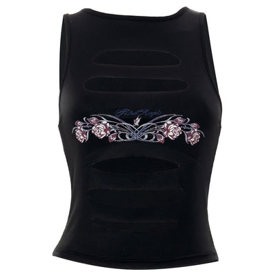 Blusa Casual de Verano Sin Mangas Cuello Redondo Colores Lisos - Image 5