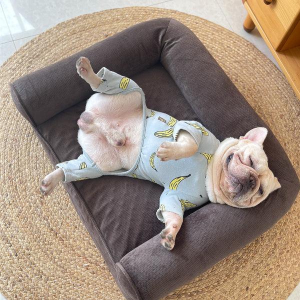 Sofá Desmontable para Perros con Espuma de Huevo y Soporte Ergonómico
