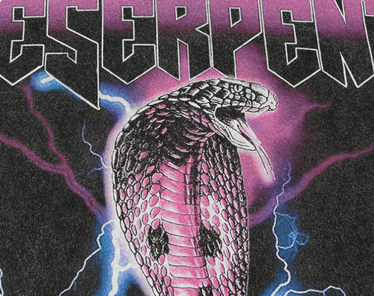Camiseta Hombre Cobra Estampado Clásico Manga Corta - Image 13