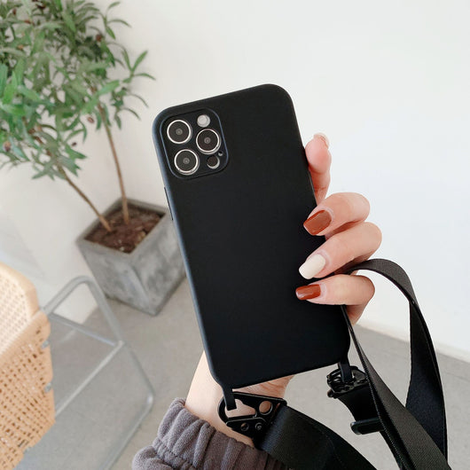 Funda Messenger de Silicona Líquida con Correa para Teléfono - Image 4