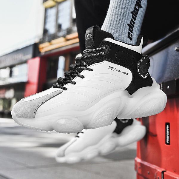 Zapatillas Altas de Aire Comprimido para Estudiantes - Comodidad Popcorn
