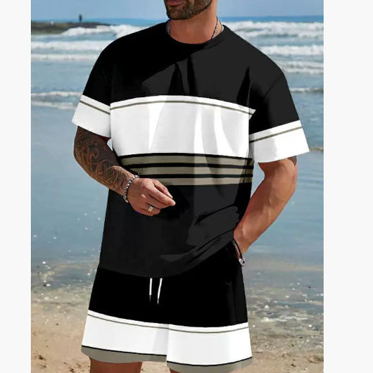 Conjunto Deportivo Fresco para Hombre - Playera y Shorts - Image 4