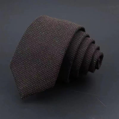 Corbata de Algodón Tejida para Hombre - Diseño Rayado Profesional - Image 10