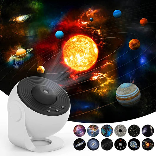 Proyector Galaxia 360° - Lámpara Planetario Rotativa para Dormitorio Infantil