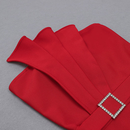 Falda Plisada con Abertura Sexy y Top Tubo para Mujer - Image 11