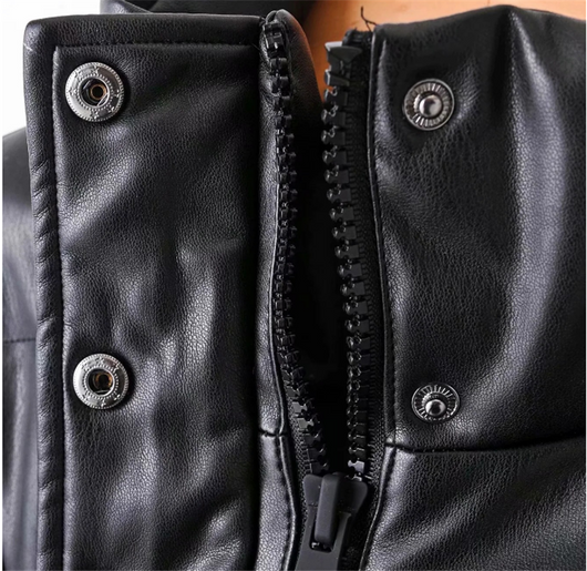 Abrigo Suelto para Mujer con Cuello de Pie - Diseño Moderno y Versátil - Image 7