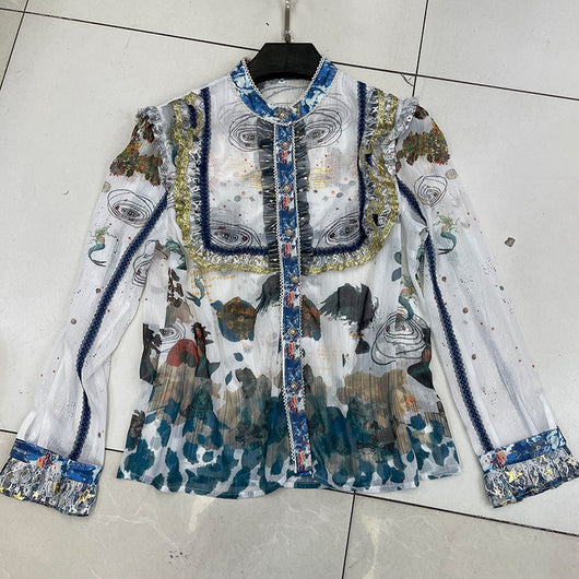 Conjunto Elegante Falda y Blusa de Encaje - Traje Ejecutivo para Mujer - Image 4