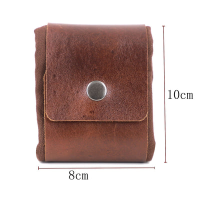 Bolsa de Recolección de Setas Canvas Plegable con Cuero - Ideal para Senderismo y Camping - Image 4