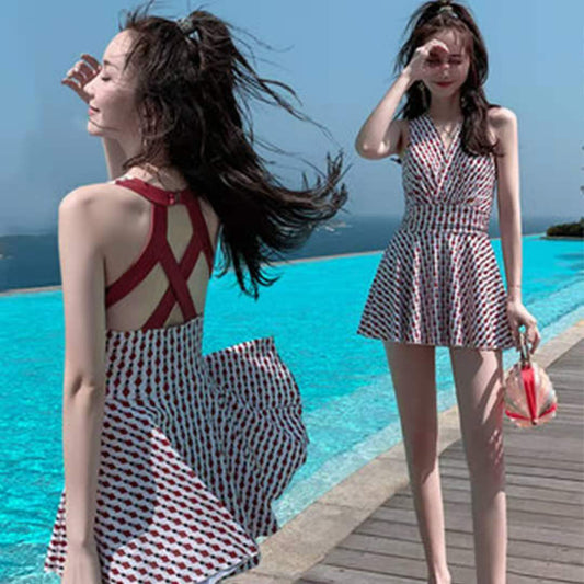 Traje de Baño Estilo Vestido para Mujer - Diseño Moderno Verano