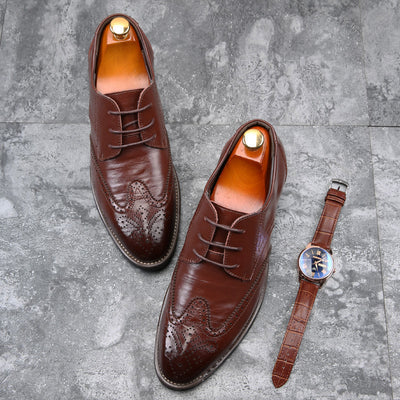 Zapatos Casuales de Cuero para Hombre con Cordones - Image 8