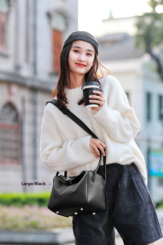 Bolsa Crossbody Tejida de Cuero Auténtico - Diseño Artesanal - Image 22