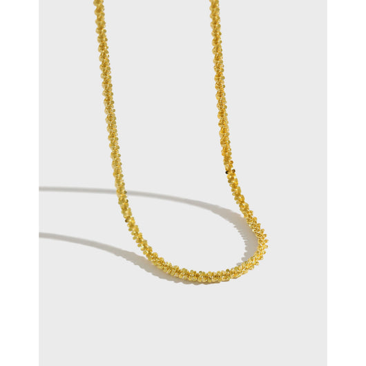 Collar de Plata 925 con Diseño Gipsófila para Clavícula - Image 6