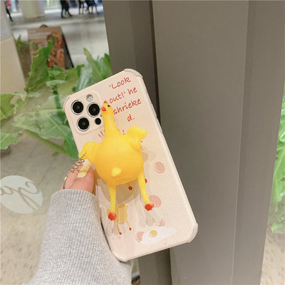 Funda para Celular con Diseño 3D de Pollito Ponedor - Image 6