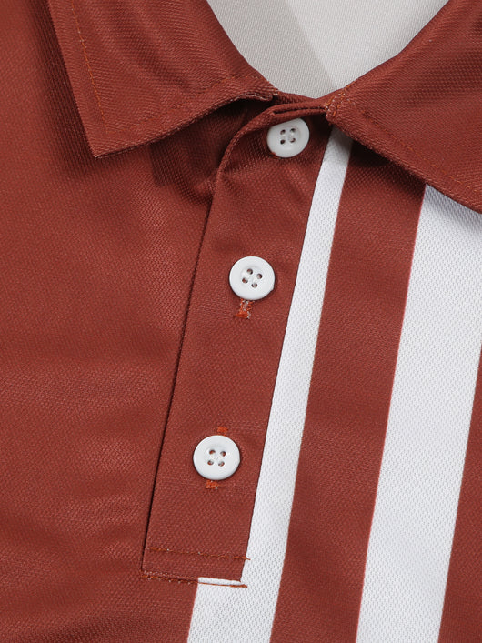 Polo Ejecutivo con Estampado a Rayas para Hombre - Image 14