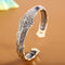 Pulsera Vajra Punk Plata para Hombre - Diseño Retro Personalidad