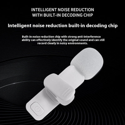 Micrófono Inalámbrico de Solapa Blanco - Clip Compacto para una Mano Libre - Image 10