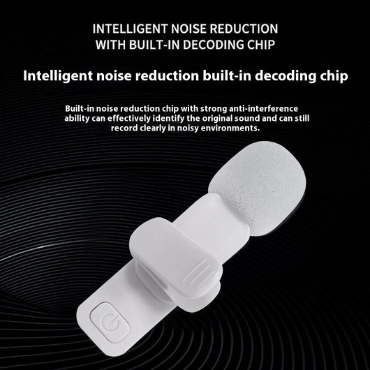 Micrófono Inalámbrico de Solapa Blanco - Clip Compacto para una Mano Libre - Image 10