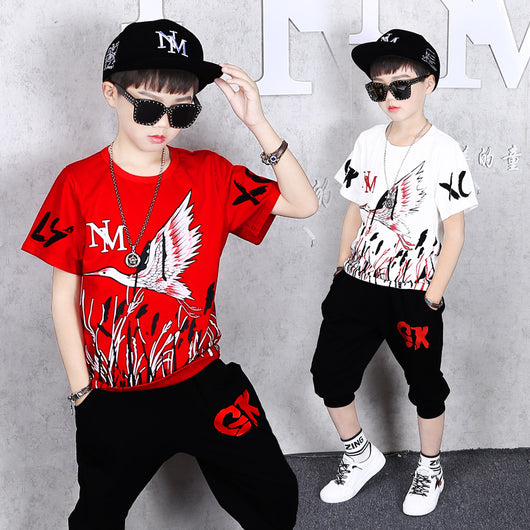 Conjunto Infantil Estampado de Dos Piezas con Pantalón Corto - Image 3