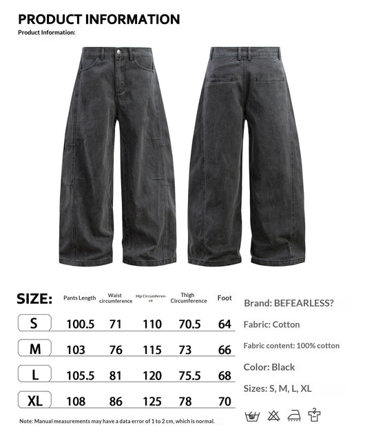 Pantalones Casuales Hombre Estilo Vintage Desgastado - Image 8