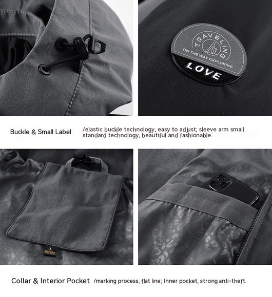 Chaqueta 3 en 1 Impermeable y Cortavientos con Forro Desmontable - Image 13