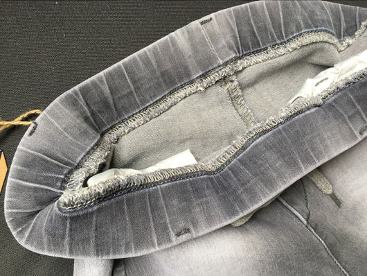 Pantalones Deportivos Elásticos Grises Talla Grande para Mujer - Image 5