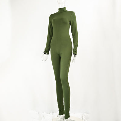Jumpsuit de Yoga Térmico Ajustado con Forro Polar - Otoño e Invierno - Image 12