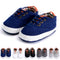 Zapatos de Lona Suave para Bebé - Diseño Casual con Encaje de Color Sólido