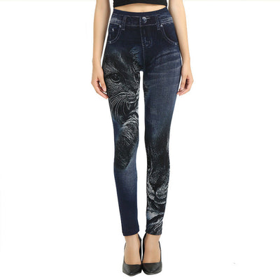 Pantalones de Yoga con Estampado de Gatitos