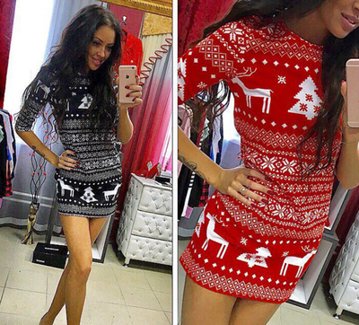 Suéter Navideño para Mujer con Diseño de Reno - Tejido Cálido Talla Grande - Image 3