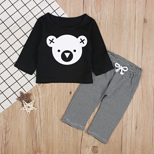 Conjunto Infantil Koala Pantalón Rayas - Dos Piezas - Image 4