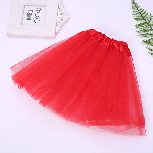 Vestido Tutú Princesa Infantil con Capas de Tul - Falda de Ballet Esponjosa para Niñas - Image 6