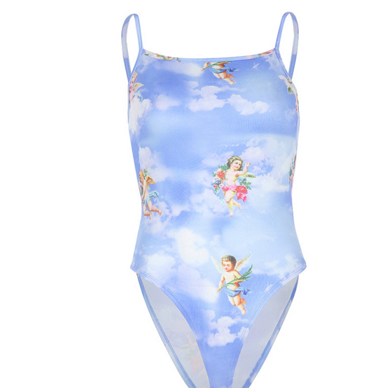 Enterizo Sensual con Estampado Ángel - Diseño Exclusivo para Noches Especiales - Image 13