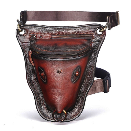 Bolsa de Cintura Retro de Gran Capacidad 7 Pulgadas para Hombre - Image 14