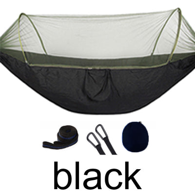 Hamaca Portátil Doble con Mosquitero para Camping y Aventuras - Image 9