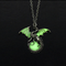 Glowing Dragon Pendant Necklace 01
